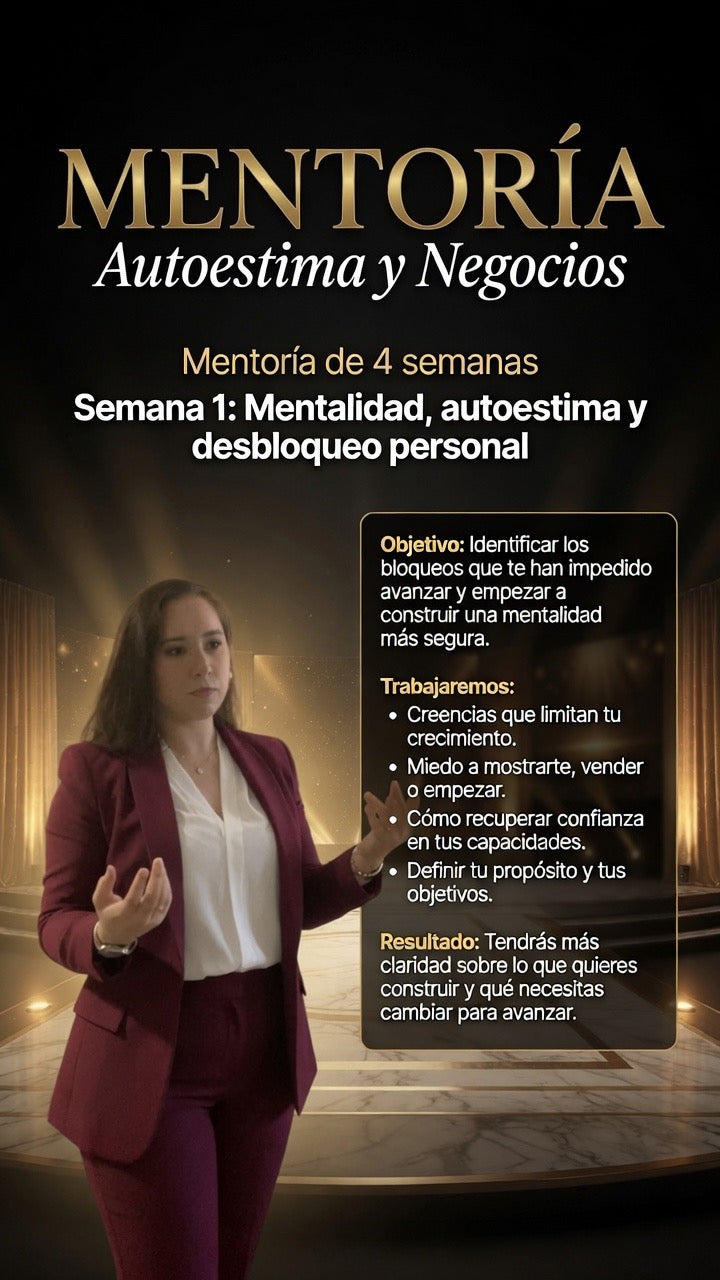 Mentoría de Autoestima y Negocios