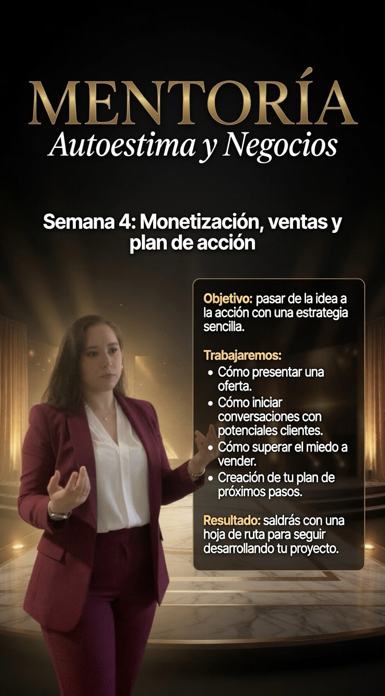 Mentoría de Autoestima y Negocios